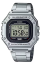 CASIO RELOJ W-218HD-1A ILLUMINATOR PLATA