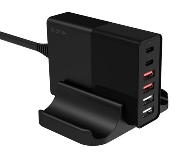[DSTCMPDC75W] DEVIA  CARGADOR MULTIPUERTO 6 SALIDAS 80W
