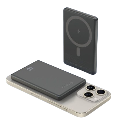 DEVIA BATERIA AUXILIAR MAGSAFE MINI METAL 5000mAh GRIS