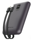DEVIA BATERIA AUXILIAR MINI 10000mAh 22,5W + 2 CABLES NEGRO