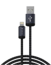 DEVIA CABLE GRACIOUS USB - LIGHTNING 2.4A V2 1M NEGRO