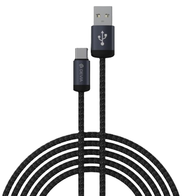 [DSTCGRAC2] DEVIA CABLE GRACIOUS USB A - TIPO C 2A 2m NEGRO