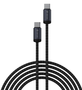 [DSTCGRCC3] DEVIA CABLE GRACIOUS USB C - USB C 3A PD 60W 3m NEGRO