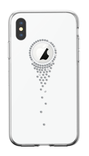 DEVIA CARCASA ANGEL TEARS SWAROVSKI IPHONE XS MAX BLANCO