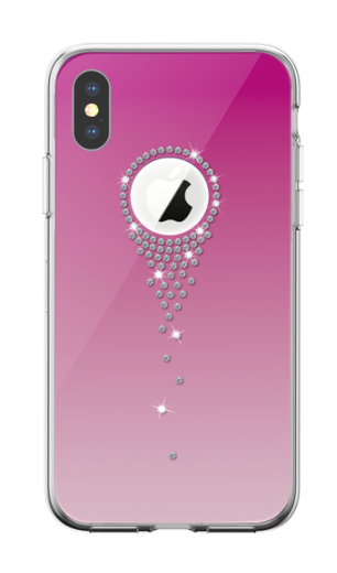 [DSTATIPXSMP] DEVIA CARCASA ANGEL TEARS SWAROVSKI IPHONE XS MAX ROSA
