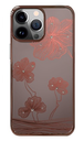 DEVIA CARCASA CRYSTAL FLORA IPHONE 13 PRO ORO ROSA