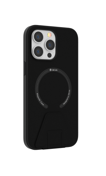 DEVIA CARCASA MAGSAFE CON SOPORTE RANDY IPHONE 14 PLUS NEGRO
