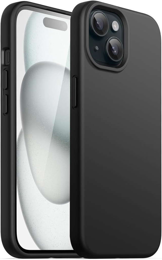 DEVIA CARCASA NATURE IPHONE 15 PLUS NEGRO