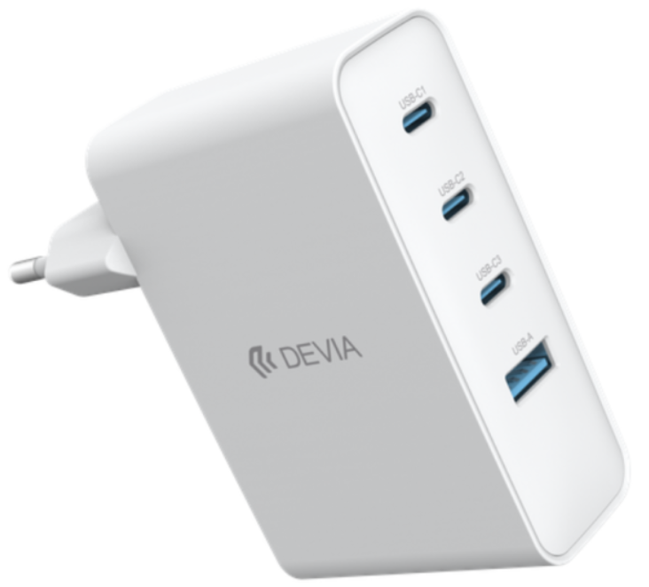 DEVIA CARGADOR EXTREME 100W/ 3C/ 1A GAN