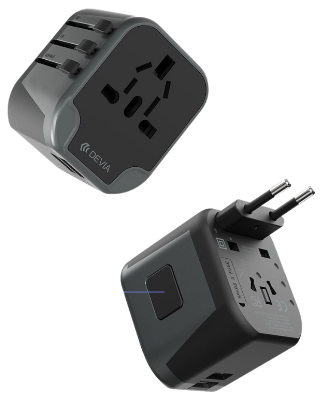 [DSTGMFC] DEVIA CARGADOR GLOBAL 2.4A USA/AU/JP/CN/UK