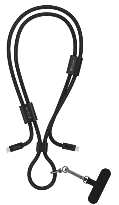 [DSTCP5LCCBK] DEVIA COLGANTE/CABLE C-C 60W 1.6m NEGRO