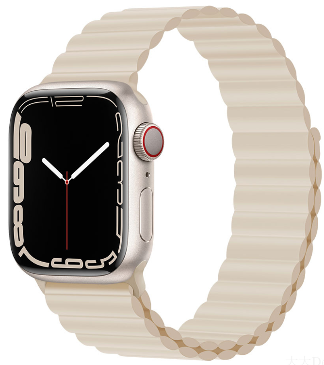 DEVIA CORREA MAGNETIC SILICONE APPLE WATCH 38/40/41mm STARLIGHT