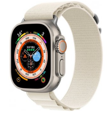 [DSTCSWA542] DEVIA CORREA NAYLON BRAIDED SPORT5 APPLE WATCH 42/44/45/49mm STARLIGHT