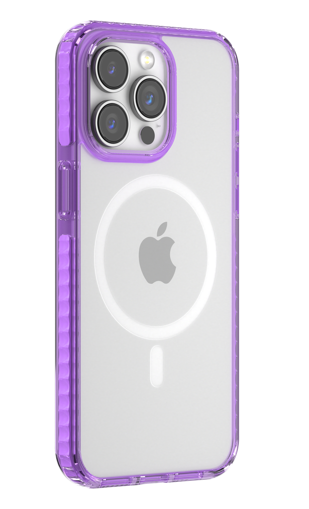 DEVIA Carcasa shockproof GUARDIAN MAGSAFE IPhone 15 PLUS LILA