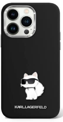 KARL LAGERFELD CARCASA CHOUPETTE PIN IPHONE 15 PLUS NEGRO