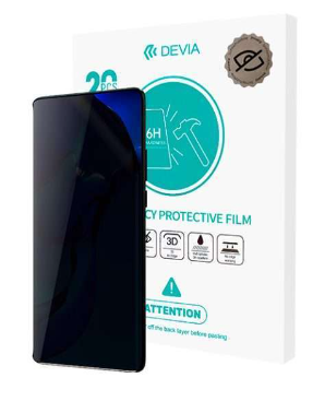 DEVIA PACK 20 LAMINAS HIDROGEL UV 6H PRIVACY