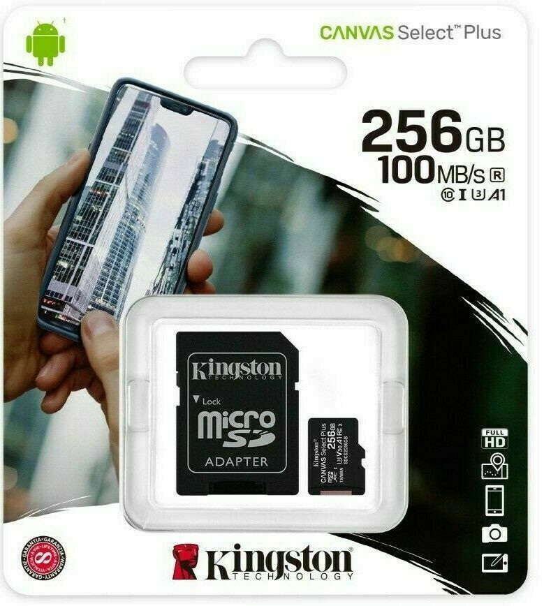 KINGSTON  TARJETA MEMORIA MICRO SD  256GB