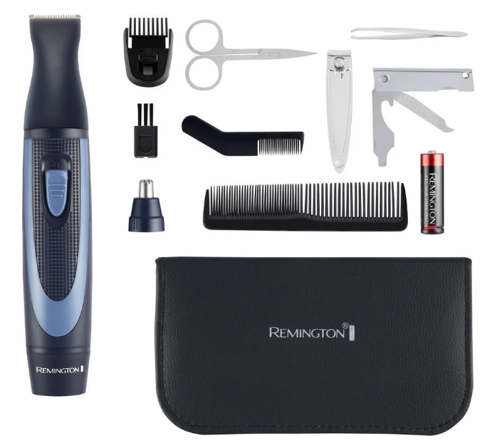 [NE3890] REMINGTON KIT RECORTADORA NE3890/13 ACCESORIOS AZUL