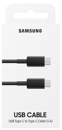 SAMSUNG CABLE TIPO C - TIPO C 1m. 5A NEGRO