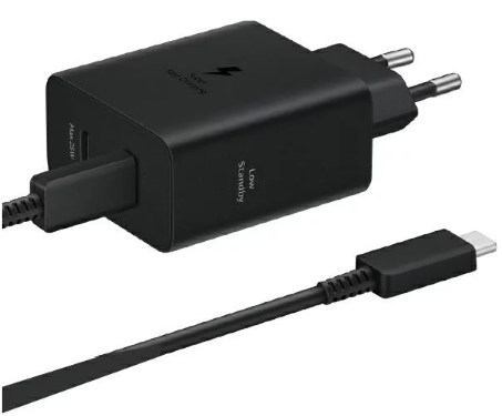 [EPT5020XBEGEU] SAMSUNG CARGADOR PD 50W + USB-C/USB-C CABLE 5A NEGRO