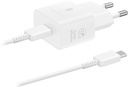 SAMSUNG CARGADOR TIPO C 25w + CABLE BLANCO
