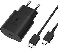 [EPT2510XBE] SAMSUNG CARGADOR TIPO C 25w + CABLE NEGRO
