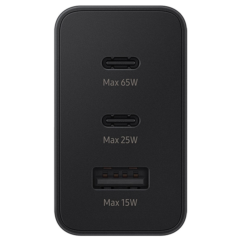 SAMSUNG CARGADOR TRIO 65w PD USB C x 2, USB A