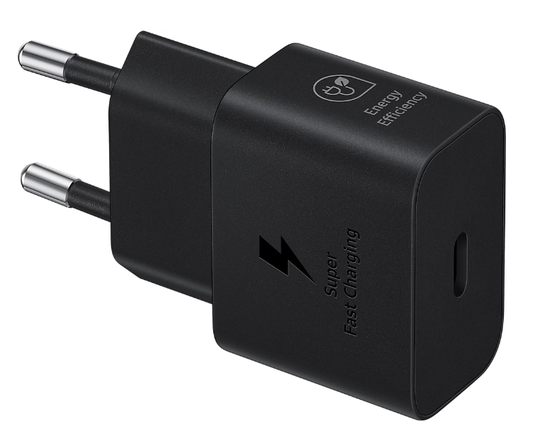 SAMSUNG CARGADOR USB-C 25W GAN NEGRO V2