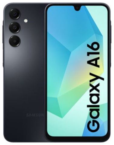 [SMA165FZKBEUB] SMARTPHONE SAMSUNG GALAXY A16 4GB/ 128GB/ 6.7"/ NEGRO V2