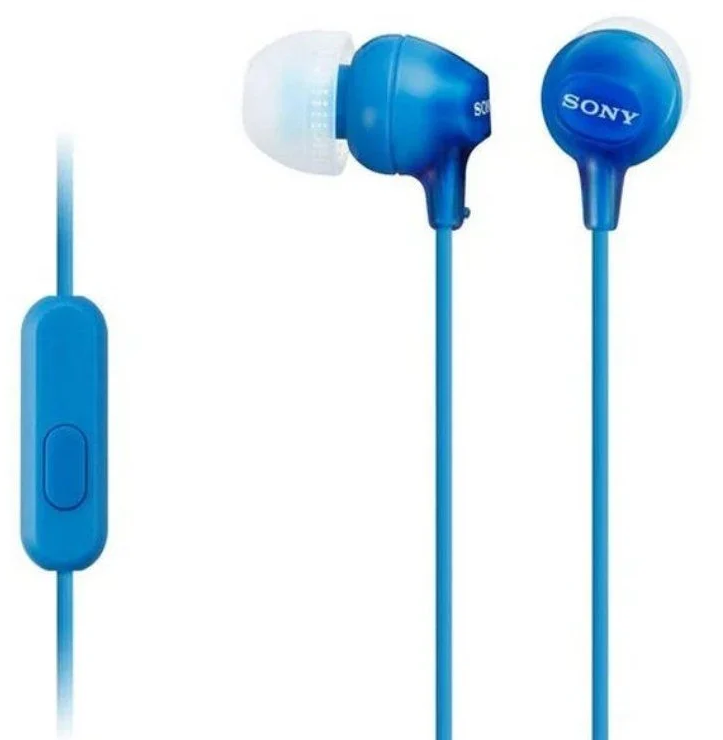 [MDREX15APLICE7] SONY AURICULAR MDREX15APLICE7 CON MICRO JACK AZUL