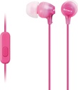 SONY AURICULAR MDREX15APP CON MICRO JACK  ROSA