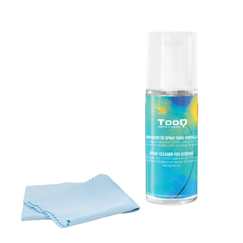 [TQSC0016] TOOQ KIT LIMPIADOR DE PANTALLAS CON PAÑO MICROFIBRA