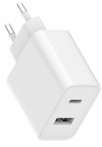 XIAOMI CARGADOR DUAL 33W TIPO C - USB BLANCO