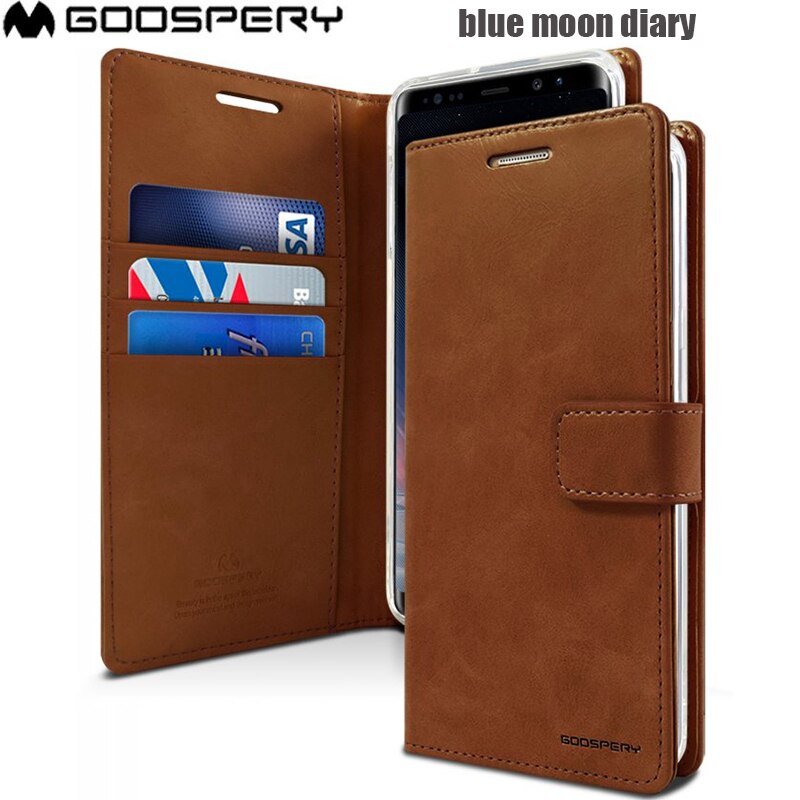 GOOSPERY FUNDA BLUEMOON SAMSUNG A10S MARRON