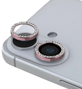 GUESS PROTECTOR CAMARA IPHONE 16/PLUS ROSA
