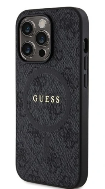 GUESS carcasa MAGSAFE RING IPhone 15 PRO MAX NEGRO