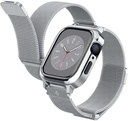 SPIGEN CARCASA/CORREA  APPLE WATCH METAL FIT PRO 9/8/7 42/44/45/49mm PLATA