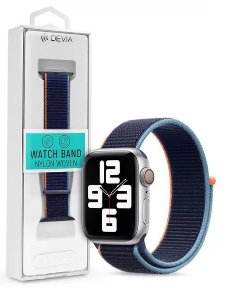 DEVIA CORREA NYLON LOOP APPLE WATCH 38/40/41mm AZUL