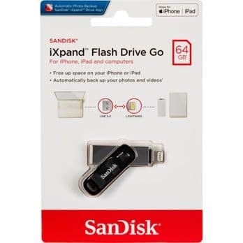 SANDISK PENDRIVE IXPAND USB-LIGHTNING 64GB