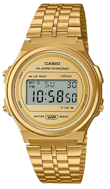 [A171WEG9A] CASIO RELOJ A-171-WEG-9A DORADO