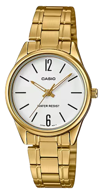 [LTPV005G7B] CASIO RELOJ LTP-V005G-7B ESFERA BLANCA / DORADO