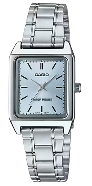 [LTPV007D2E] CASIO RELOJ LTP-V007D-2E ESFERA TURQUESA / PLATA