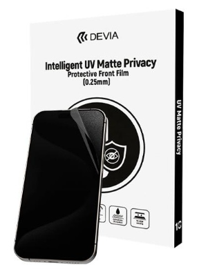 DEVIA PACK 10 LAMINAS HIDROGEL UV 6H MATTE PRIVACY