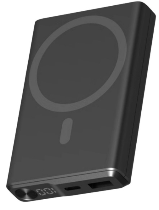 [BPB10000MAG01N] KSIX BATERIA MAGNETICA SLIM 10000mAh PD 22.5W / PANTALLA NEGRO