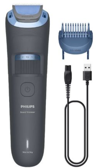 [BT361715] PHILIPS CORTABARBA BT3617/15 CON BATERIA