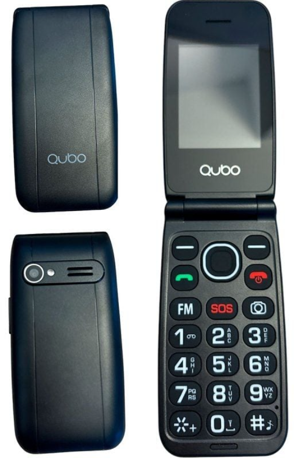 [NEONWBK4G] QUBO TELEFONO MOVIL NEONW 4G NEGRO