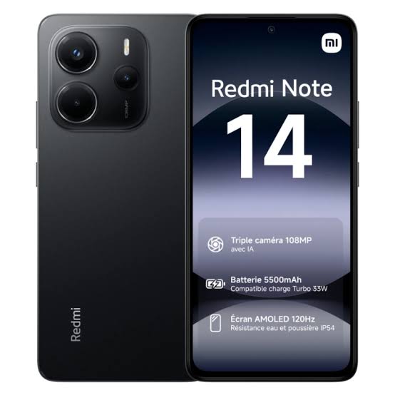 [24117RN76E] SMARTPHONE XIAOMI REDMI NOTE 14 8GB/ 256GB/ NEGRO