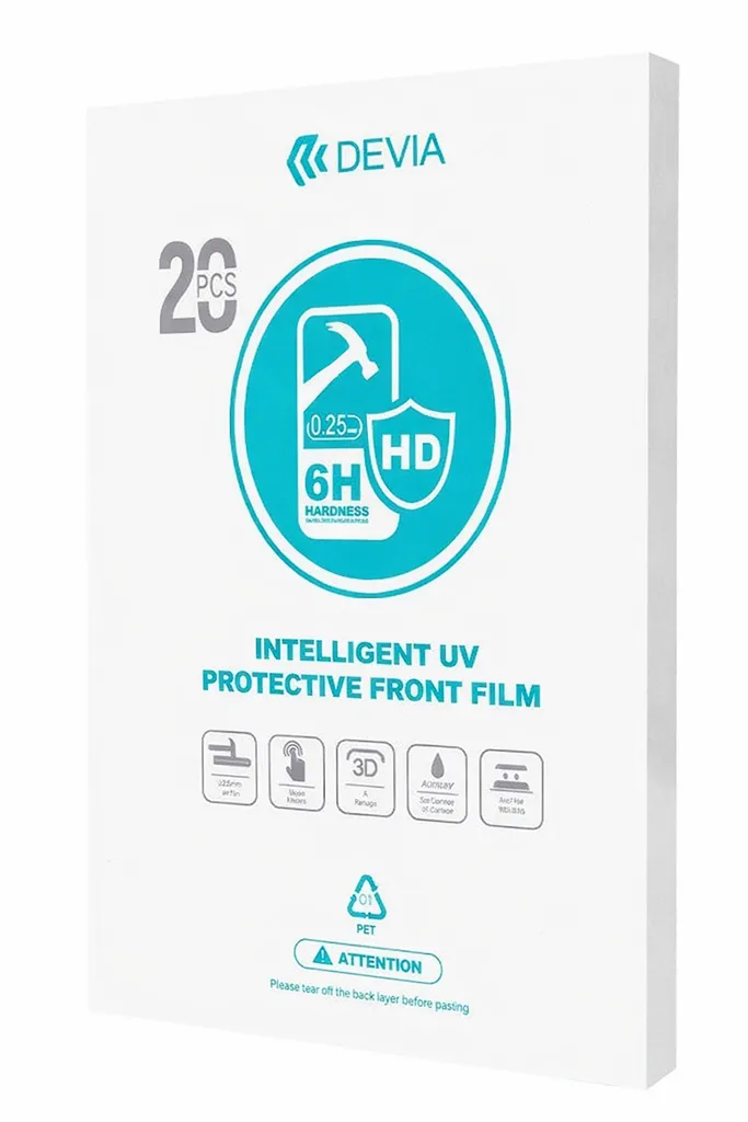 [DSTPLUV6HV3] DEVIA PACK 20 LAMINAS HIDROGEL UV 6H V3