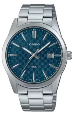 [MTPVD03D2A2] CASIO RELOJ MTP-VD03D-2A2 ESFERA AZUL CORREA ACERO