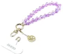 GUESS CORDON DE MANO CHARM CRYSTAL MORADO